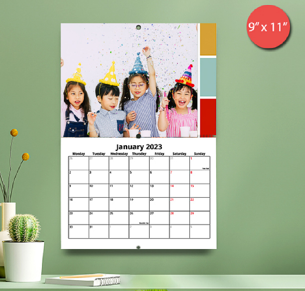 Couple wall calendar