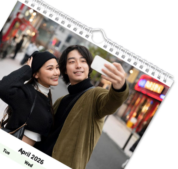 Custom A3 portrait wall calendar for family occasions - photo wall calendars