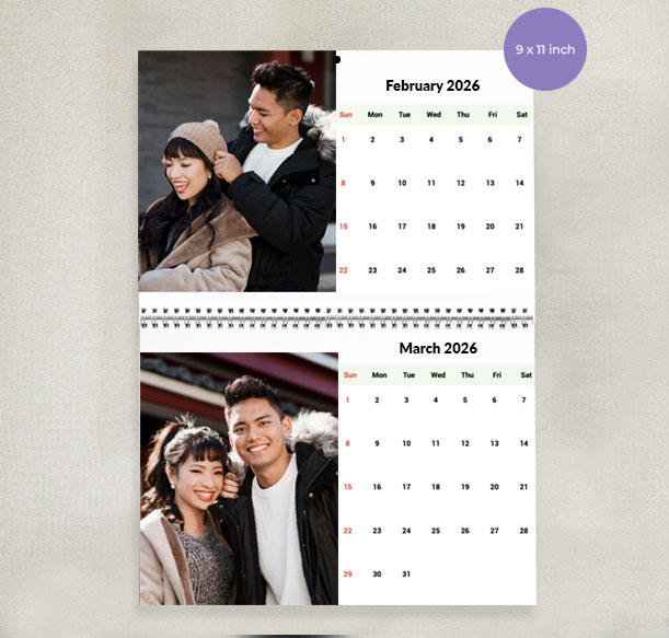 Friends memories wall calendar