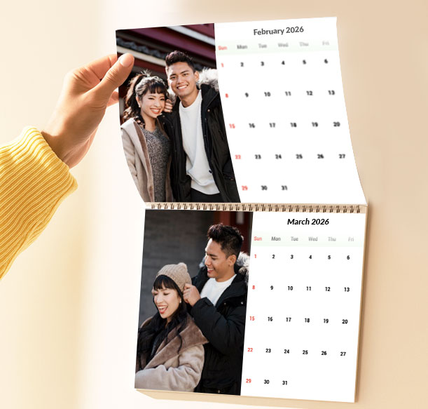 Marriage memories wall calendar