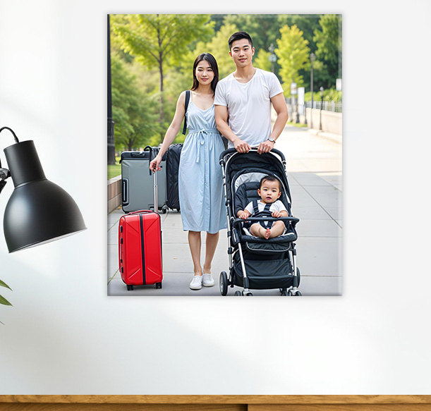 Baby first birthday hardcover photo book