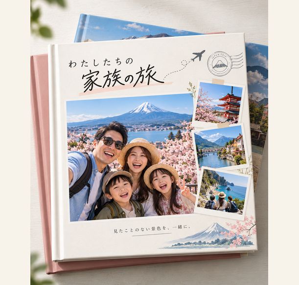  Elegant Hardcover Photo Album – Custom Cover Design in Japan