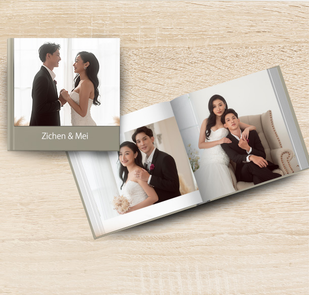 Baby first birthday hardcover photo book