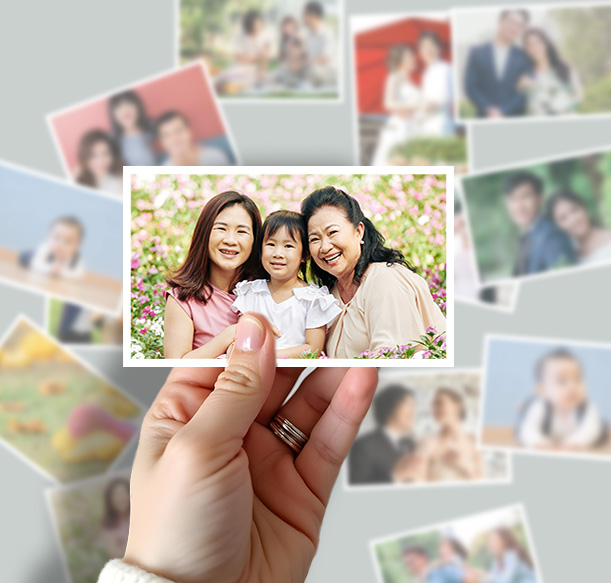 Custom hardcover photo book for birthday