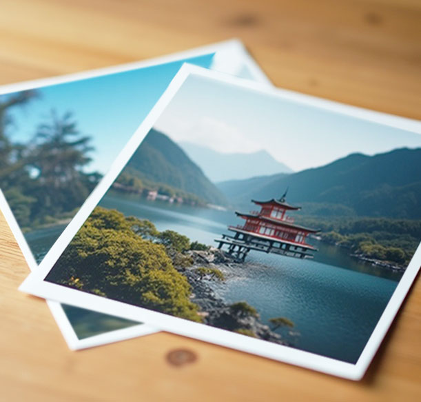 Personalised hardcover photo book of a family