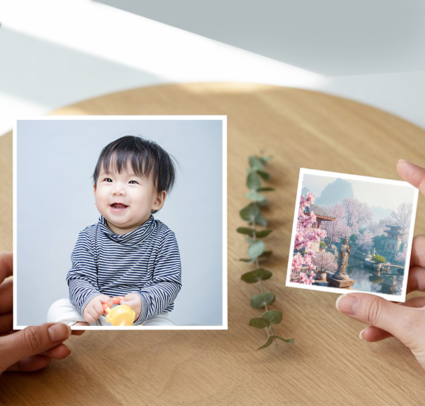 Baby first birthday hardcover photo book