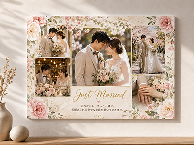 Collage poster photo printing for wall