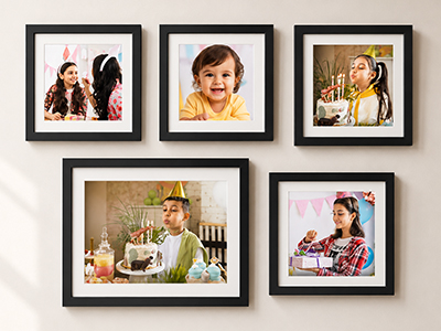 Wall print and frame