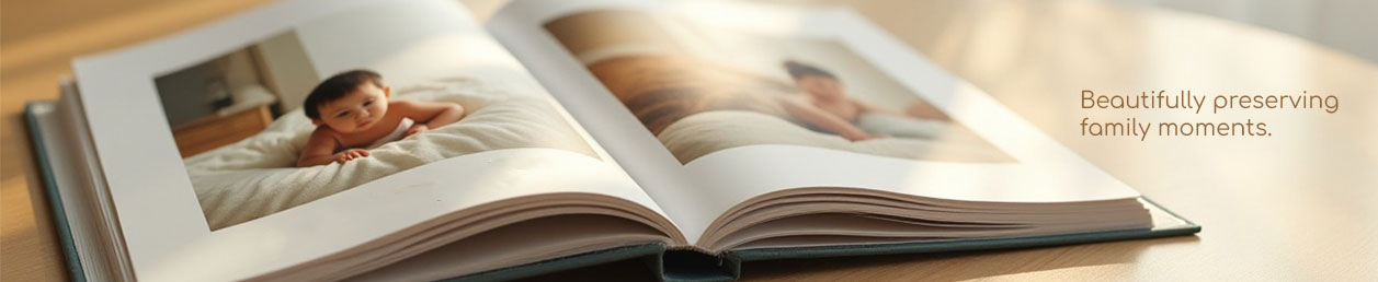 Mother and Baby Photo Album Book