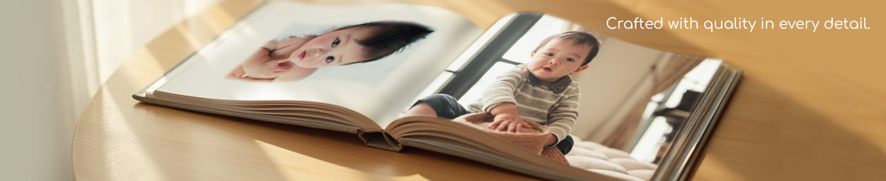 Durable Binding Of Baby Photo Album Book
