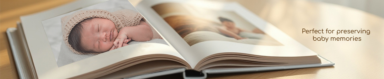 Mother and Baby Photo Album Book