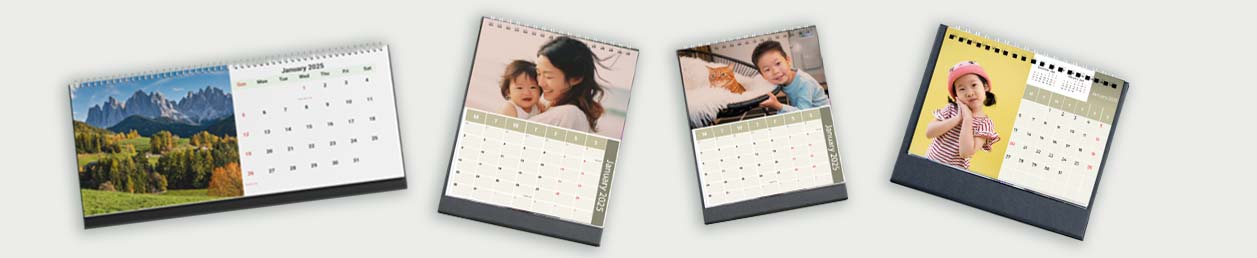 Japanese photo calendar with monthly views for 2025, perfect Christmas gift idea