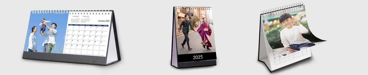 Create a custom 2025 desktop calendar with your favorite memories before Christmas.