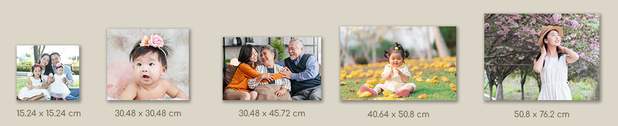 Canvas Prints India Size