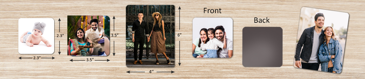 Size of custom fridge magnets india