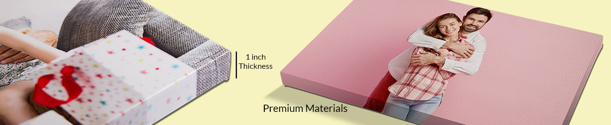 Customised fridge magnets featuring Instagram photos on a pink background, perfect for displaying memories