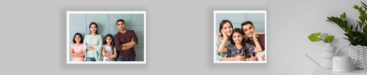 Customised fridge magnets featuring Instagram photos on a pink background, perfect for displaying memories