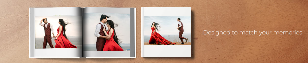 Custom online photo album printing