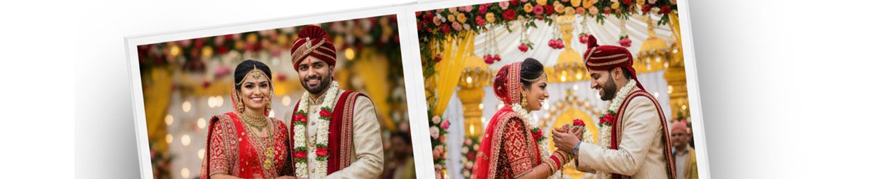 Custom online photo album printing