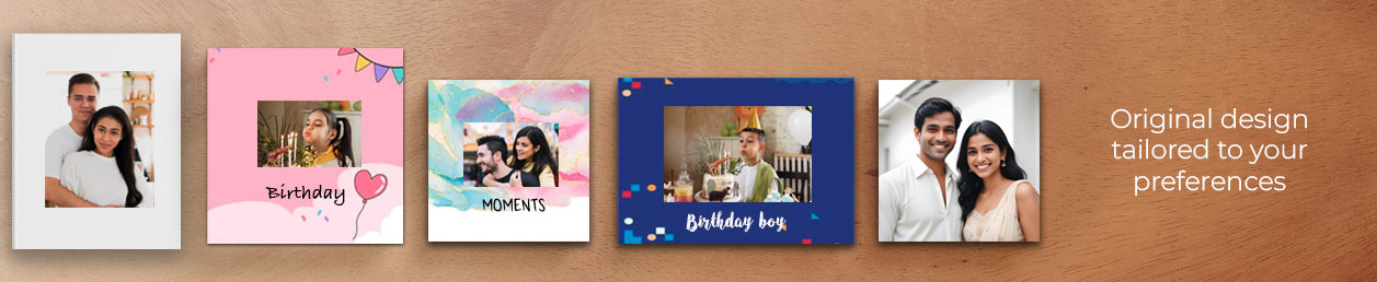 Customizable softcover photo album for album printing, perfect for travel and family trips