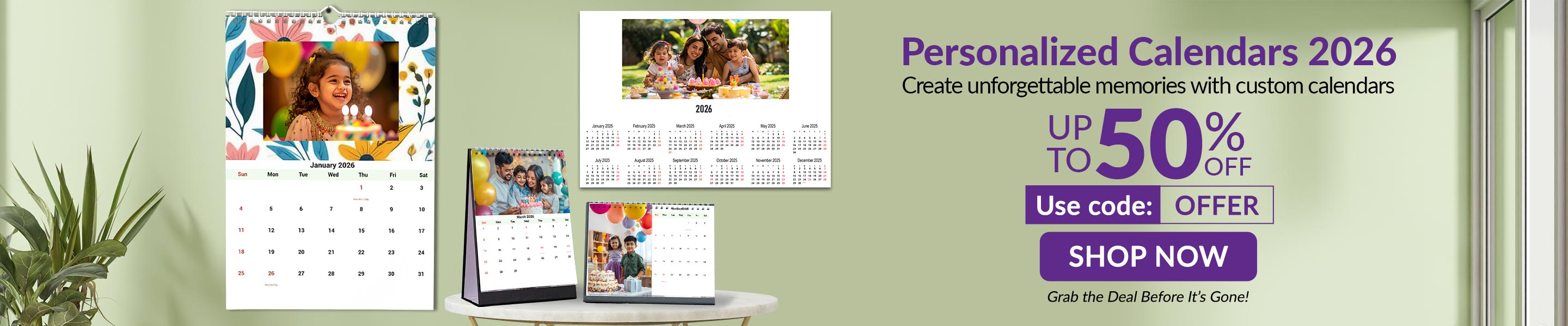 Custom 2026 Calendars