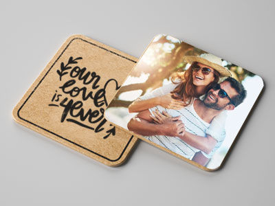 Personalized photo coasters - unique gift idea