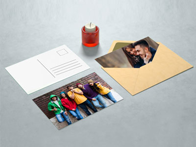 Retro style photo postcards available from Photojaanic’s online photo service