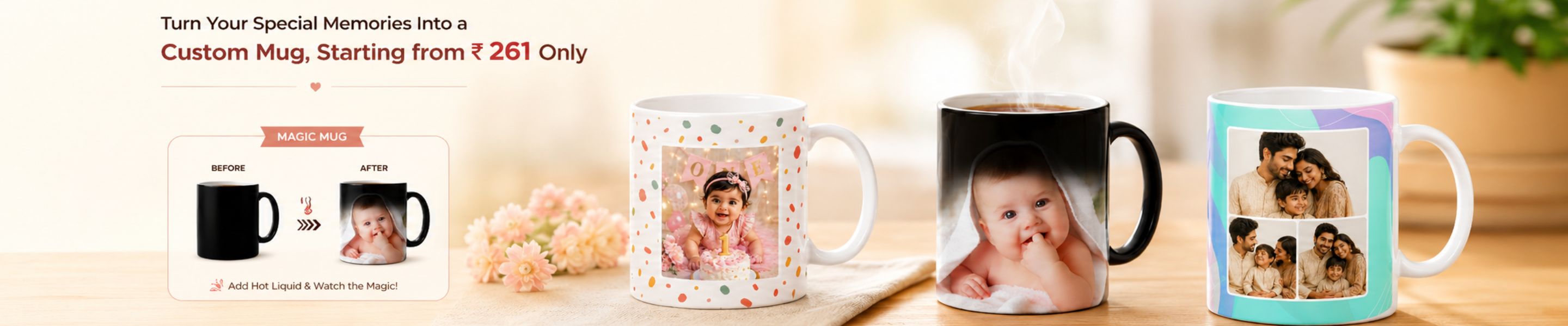 Custom Photo Mugs Online