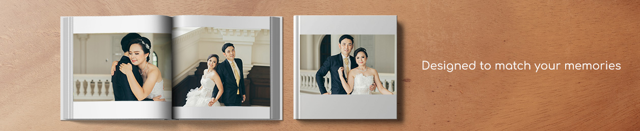 Stunning pre wedding photo book design