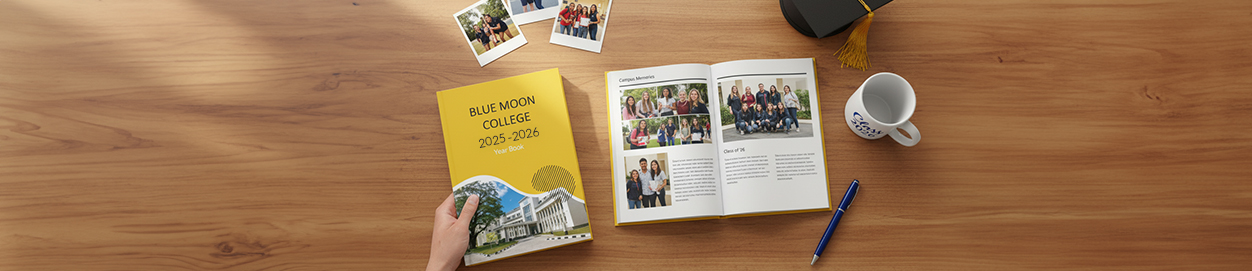 How to upload images and yearbook quotes in online yearbook printing