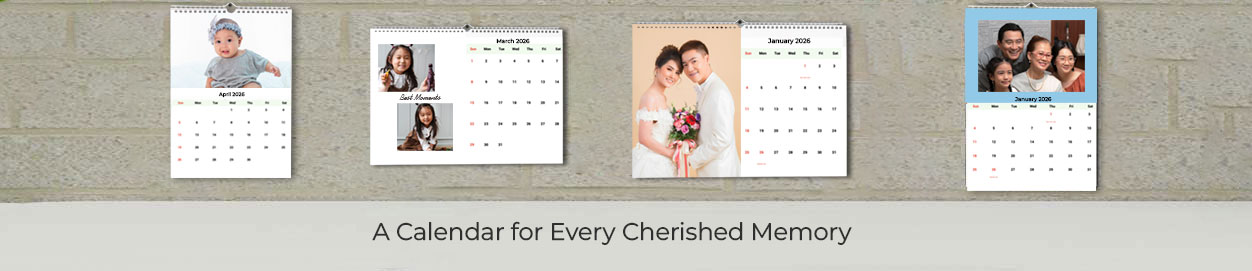 How to create custom wall calendar Singapore with personalized photos and text, branded wall calendar printing for Jurong and Tampines