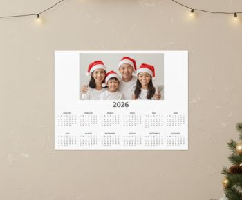 Wall Calendar with Christmas Decor Christmas gift ideas for colleagues and families in Singapore