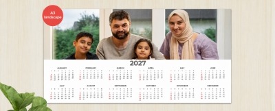 Beach family couple poster calendar: Unforgettable moments by the sea.