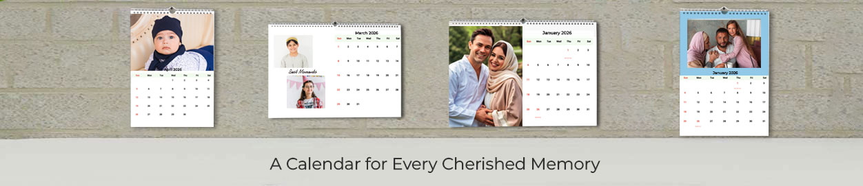 Add your own design wall calendar