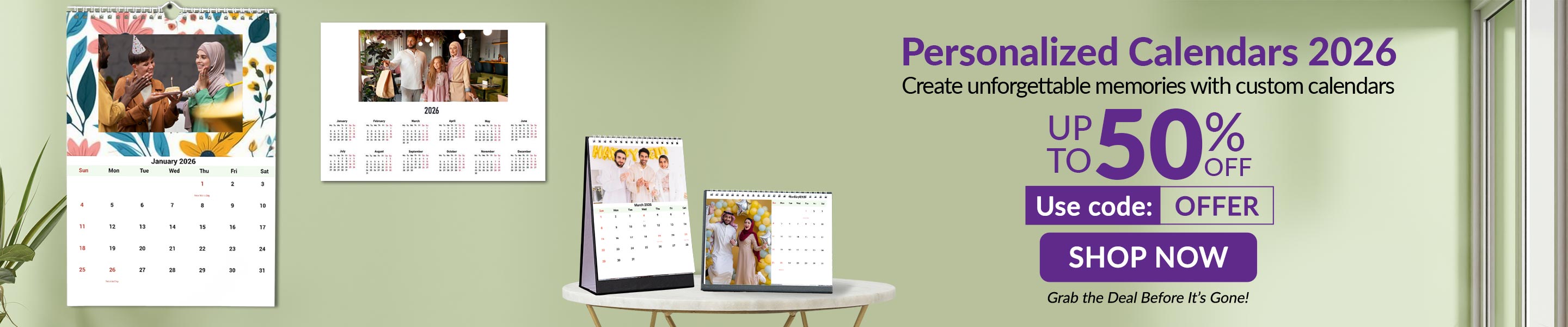 Calendar Sale
