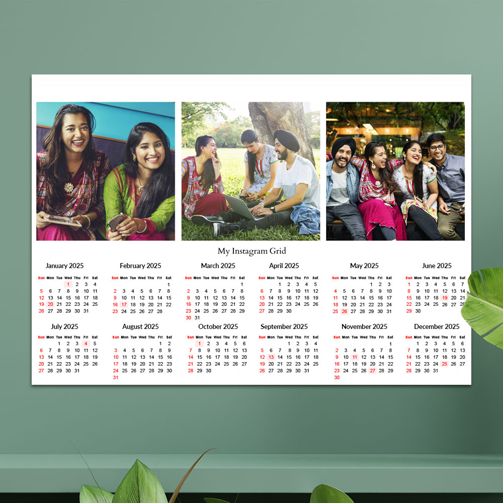 Personalised Couple Poster Calendar