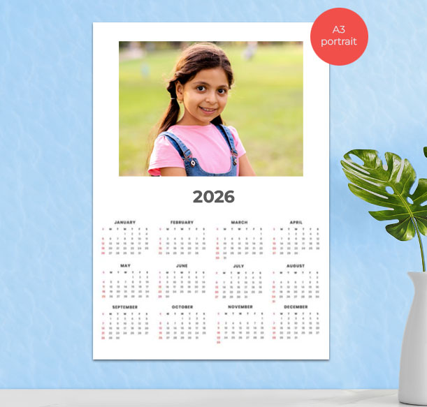 Personalised Couple Poster Calendar