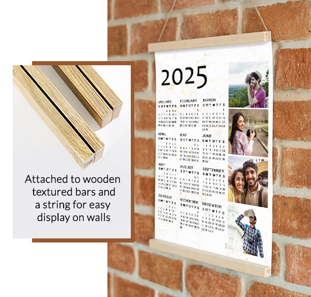 Customised Wall Hanging Calendar 2025 Photojaanic Customised Wall Hanging Calendar 2025 Photojaanic