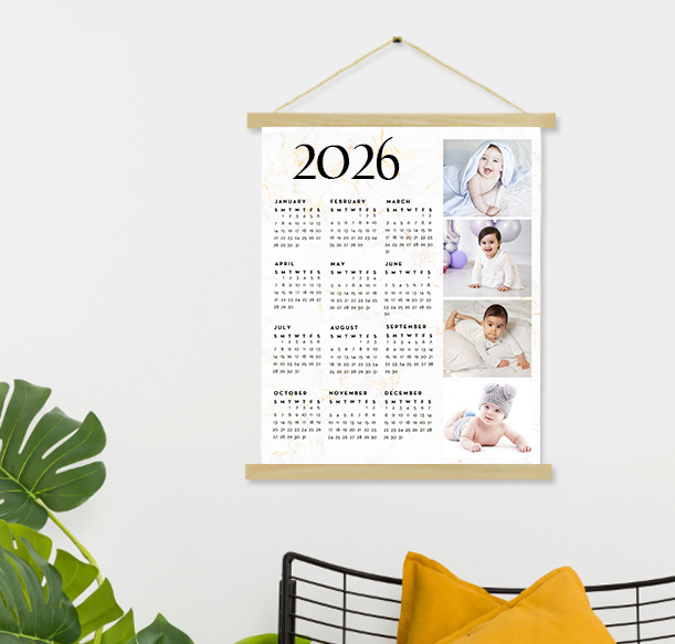 Baby wall hanging calendars