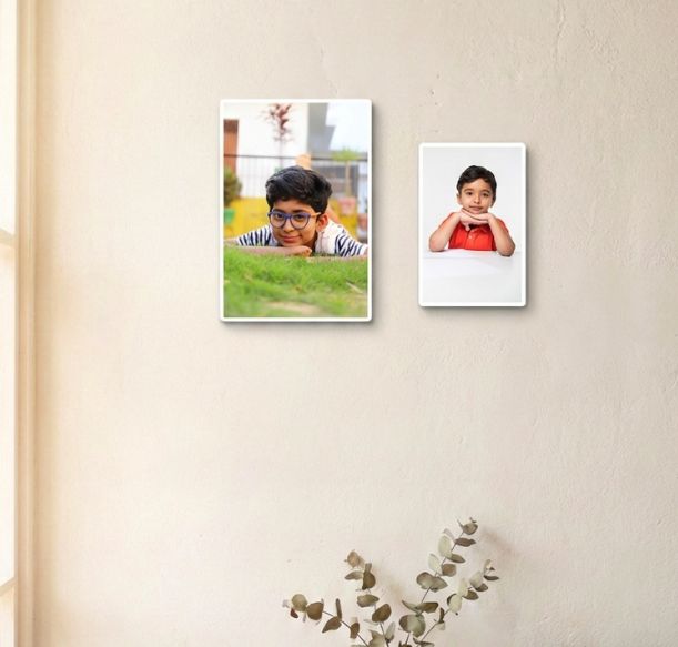 Modern acrylic frame for stylish photo displays