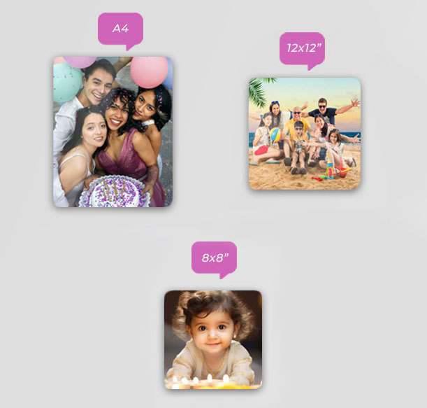 Modern acrylic frame for stylish photo displays