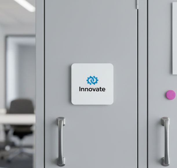 Custom photo fridge magnets featuring a couple, with vibrant colours and rounded edges for a professional finish.