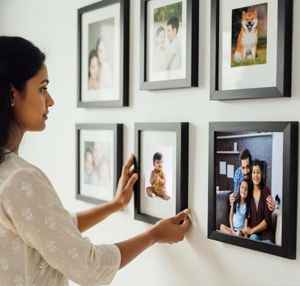 Cheerful child's portrait in a birthday photo frame online showcase, perfect for special occasions.
