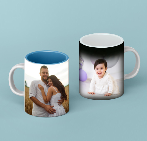 Custom coffee mug with photo by Photojaanic, ideal personalized photo cup gift for special occasions