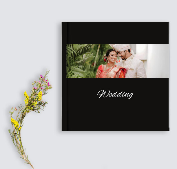 Custom hardcover photo book for birthday