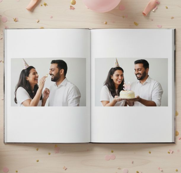 Haldi ceremony marriage photo album with custom designs