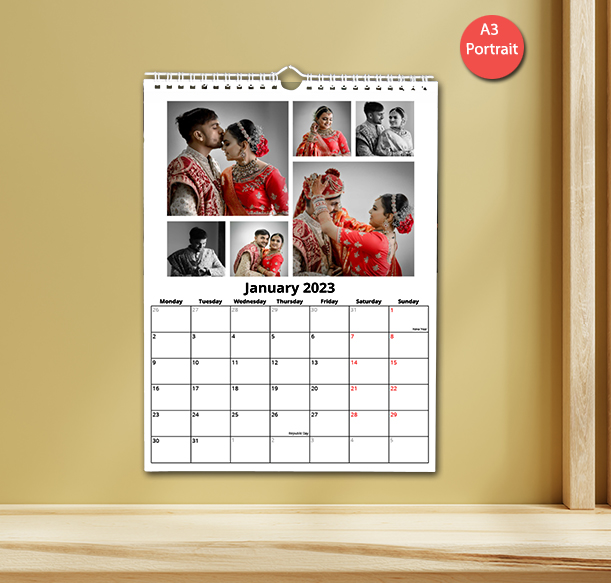 Customized Wall Calendar 2024 Printing OnlinePhotojaanic