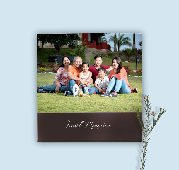 Family and travel softcover photo album, durable binding to preserve cherished moments