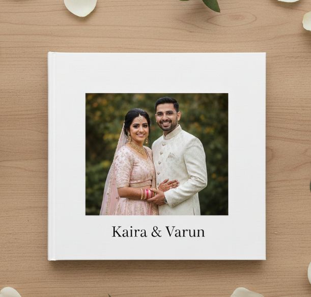 Haldi ceremony marriage photo album with custom designs