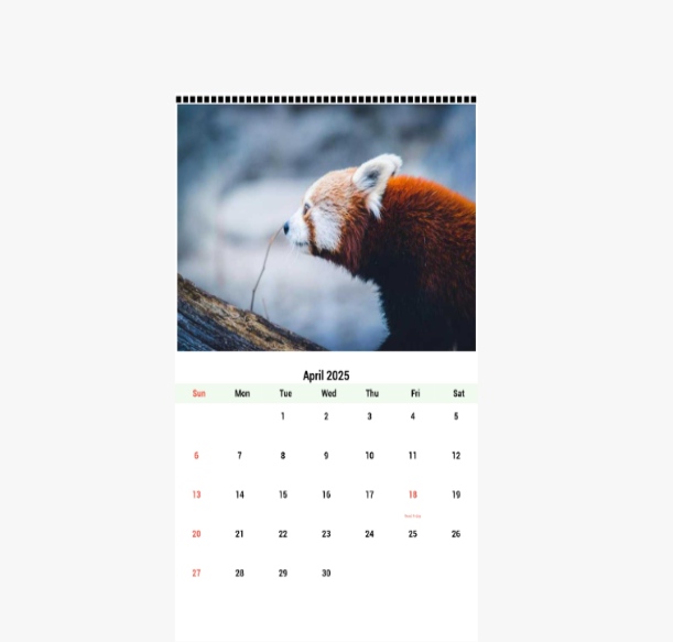 Customised calendar 2025-2026 with photo prints, buy online in Delhi, Pune, and Chennai